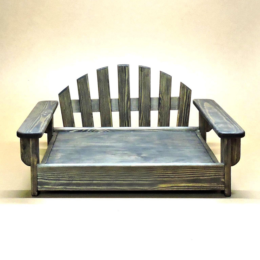 Лежак деревянный для собаки 