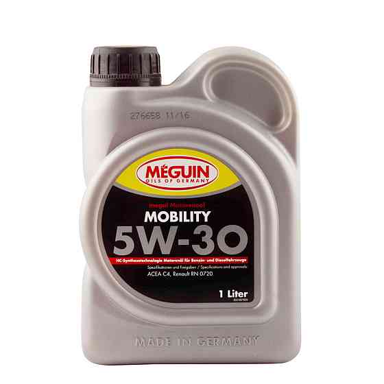 MEGUIN Mobility SAE 5W-30 1 л — моторна олива для сучасних бензинових і дизельних двигунів, ACEA A5/B5 | 3185 Ковель