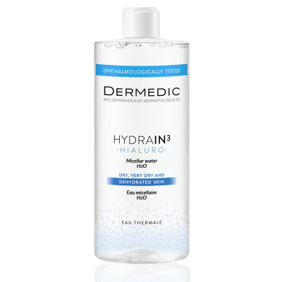 Мицеллярная вода Dermedic Hydrain 3 Hialuro H2O 500 мл (5901643174569) Винница - изображение 1