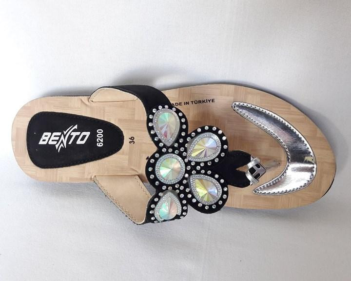 Женские Тапочки Шлёпанцы Сланцы Вьетнамки Чёрные (размеры: 36,37) Днепр - изображение 8