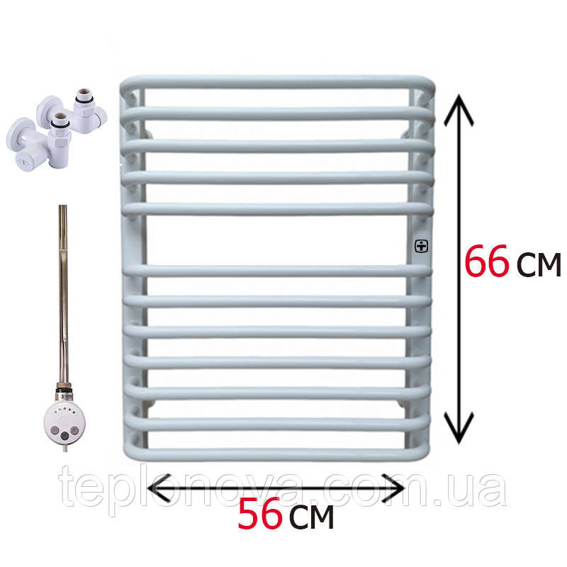 Комбінована рушникосушка біла 660х560 Terma Alina Чернівці - фото 1