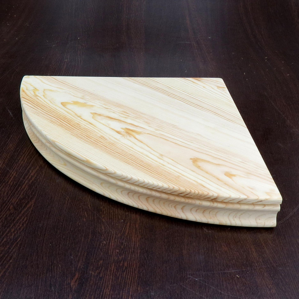 Угловая настенная полка 