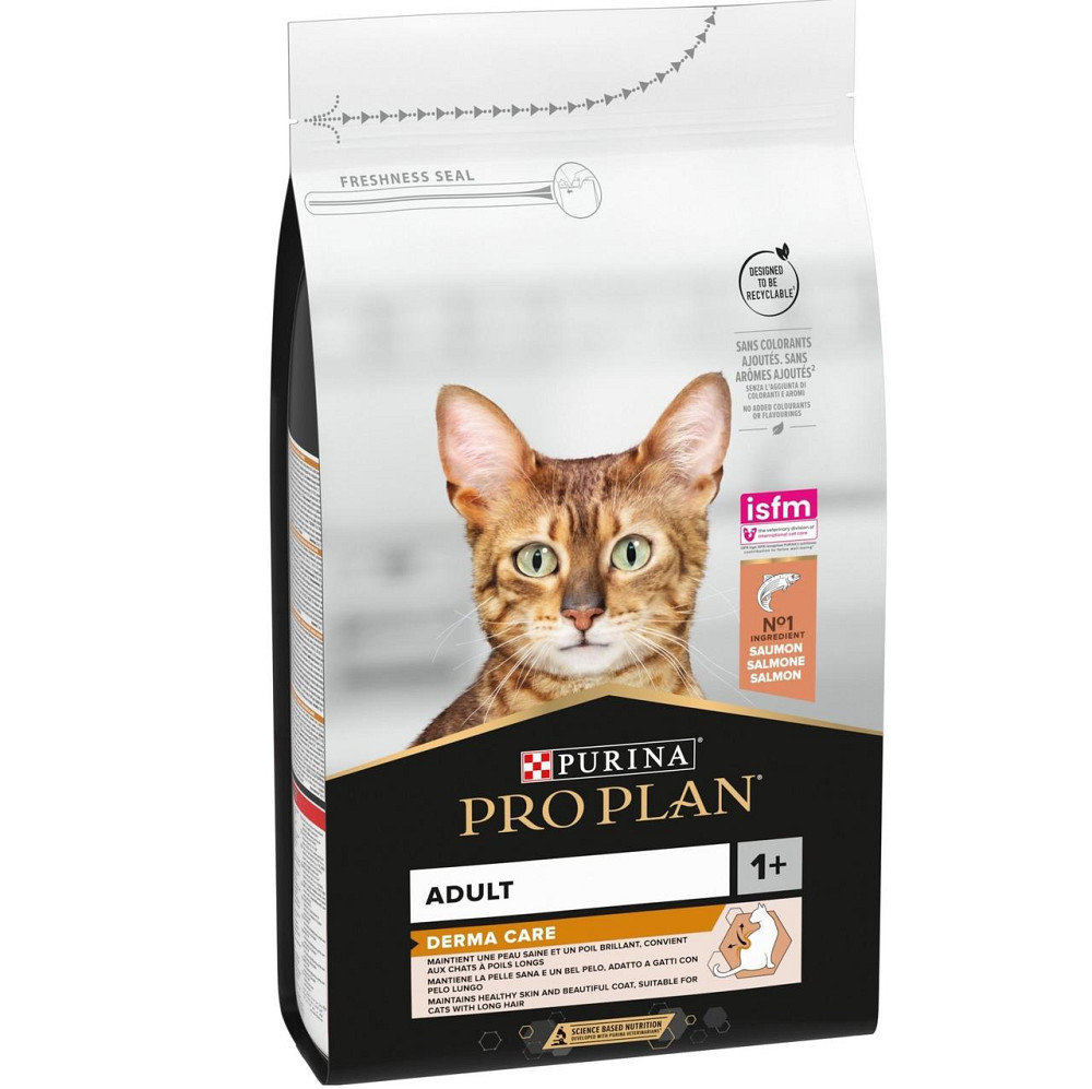 Сухий корм для котів Purina Pro Plan Adult Derma Care з лососем 1.5 кг Вінниця - фото 1