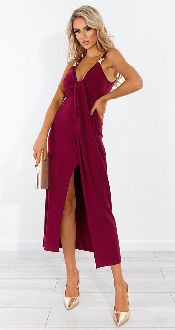 Трикотажне плаття з декором (42) Київ - фото 3