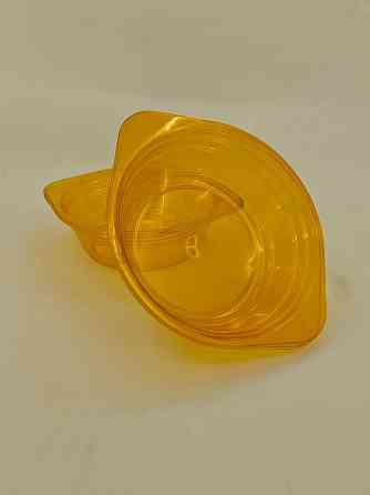 Миска одноразова 500мл Склоподібна Юніта помаранчева 10 шт Харків