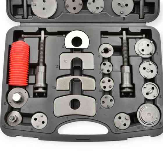 Набор съёмников тормозных цилиндров 35 шт 2 воротка с прав. и левой резьбой Мукачево