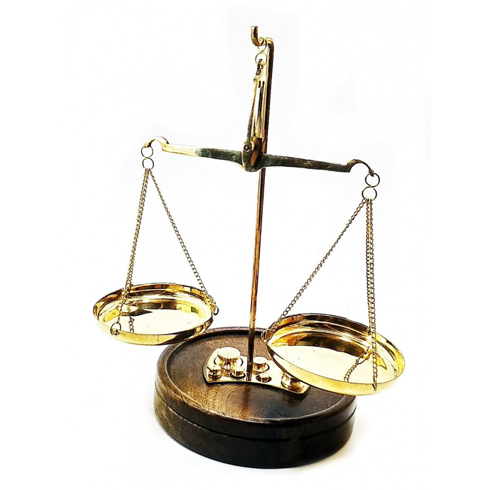 Весы с гирьками бронзовые Киев - изображение 1