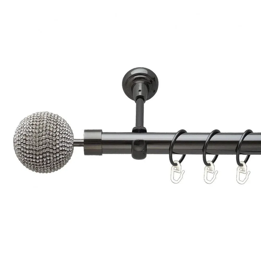 Карниз Orvit Емпреса металевий однорядний відкритий Онікс 25 мм 240 см (6706552) Львів - фото 1