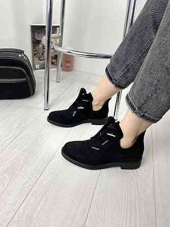 Черевики жіночі MENGTING чорні еко-замша 38р. 40р. (1187-3) Коломыя