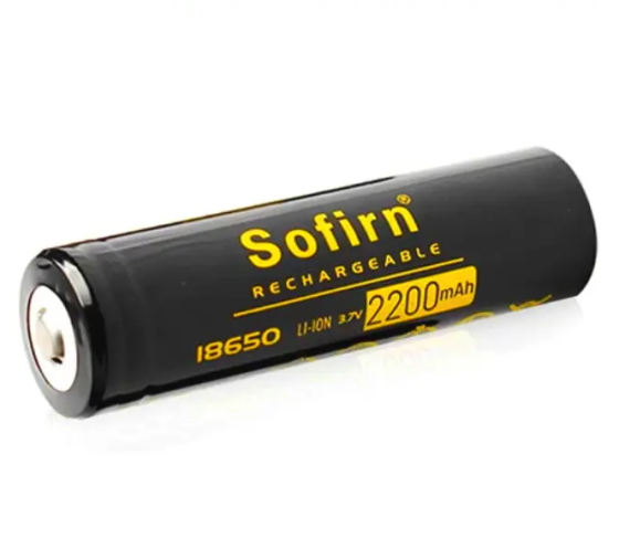 Аккумулятор Sofirn 2200 mAh Li-Ion 18650 (Черный) Винница