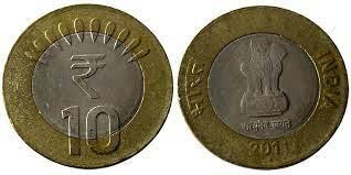 Индия 10 рупи 2018г (Д) Полтава - фото 1