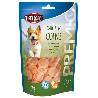 Лакомство для собак Trixie Premio Chicken Coins курица 100 г (4011905315317) Винница - изображение 1