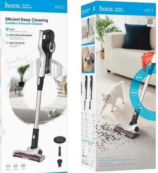 Беспроводной ручной пылесос турбощетка  10 кПа 0,4 л 30 мин Харьков - изображение 6