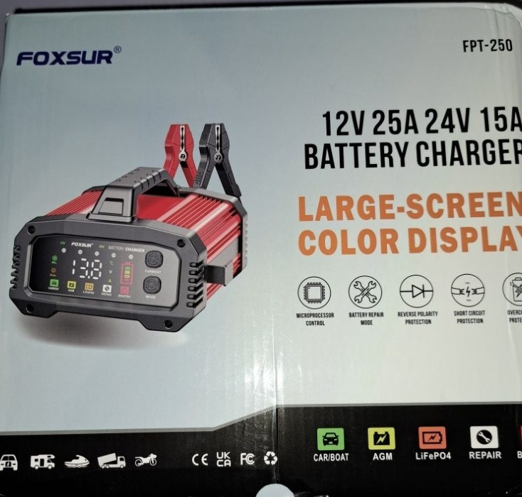 Зарядний пристрій 25A Foxsur  FPT-250 бустер. Харків - фото 4