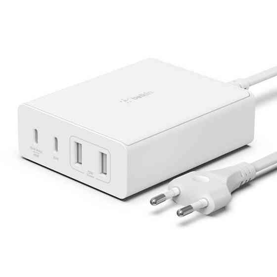 Мережевий зарядний пристрій Belkin Home Charger 108 W Dual USB-С/USB-A (WCH010VFWH) ( 12318 ) Харків