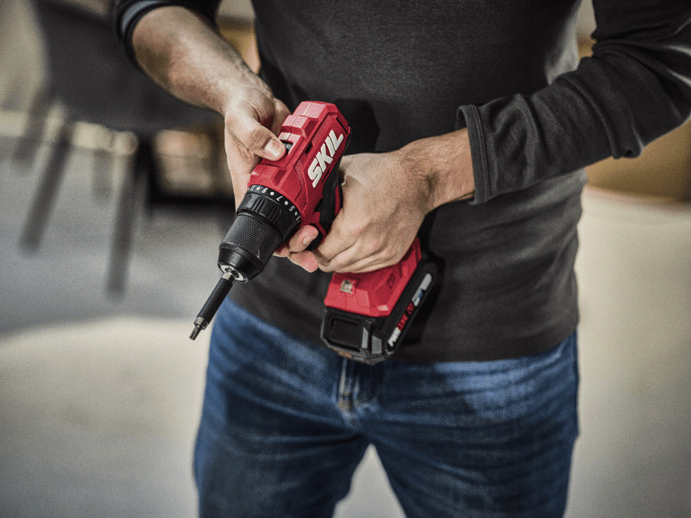 Дрель-шуруповерт аккумуляторный бесщеточный безударный, SKIL 3011 HB 11070100701 (2 аккумулятора 2,0 Ah, зарядное устройство, кейс) Одесса - изображение 4