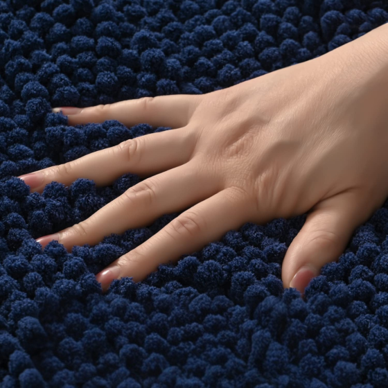 Коврик для ванной и душа коврик для ног в ванную комнату,микрофибра,атискользящий 50х80 см,