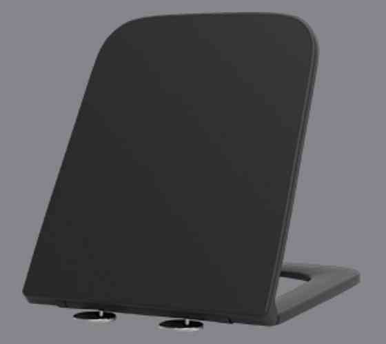 Подвесной унитаз Mixxus Premium Quadro-0302-R Black 530x360x365mm, система смыва RIMLESS (MP6455) Киев