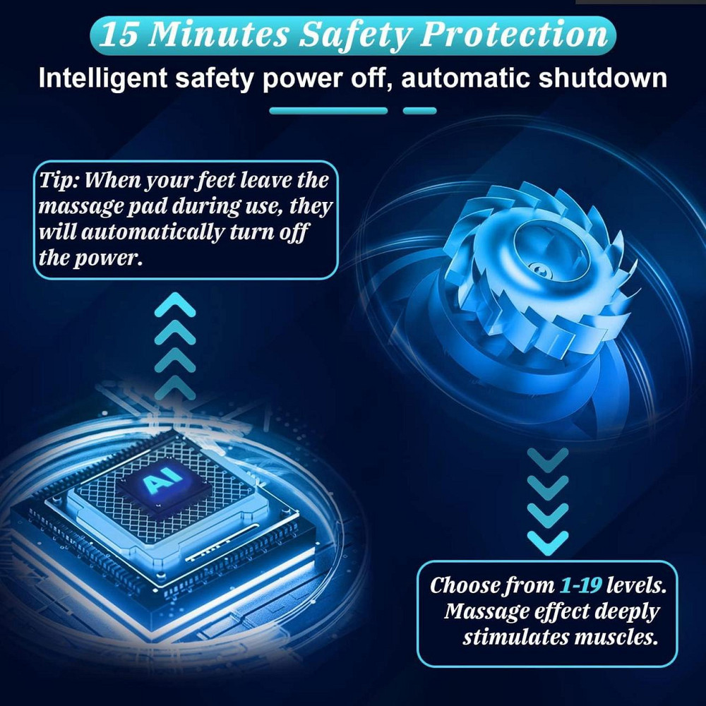 EMS массажер для ног, 8 режимов, 19 уровней интенсивности, для кровообращения и снятия боли, USB, портативный Киев - изображение 6