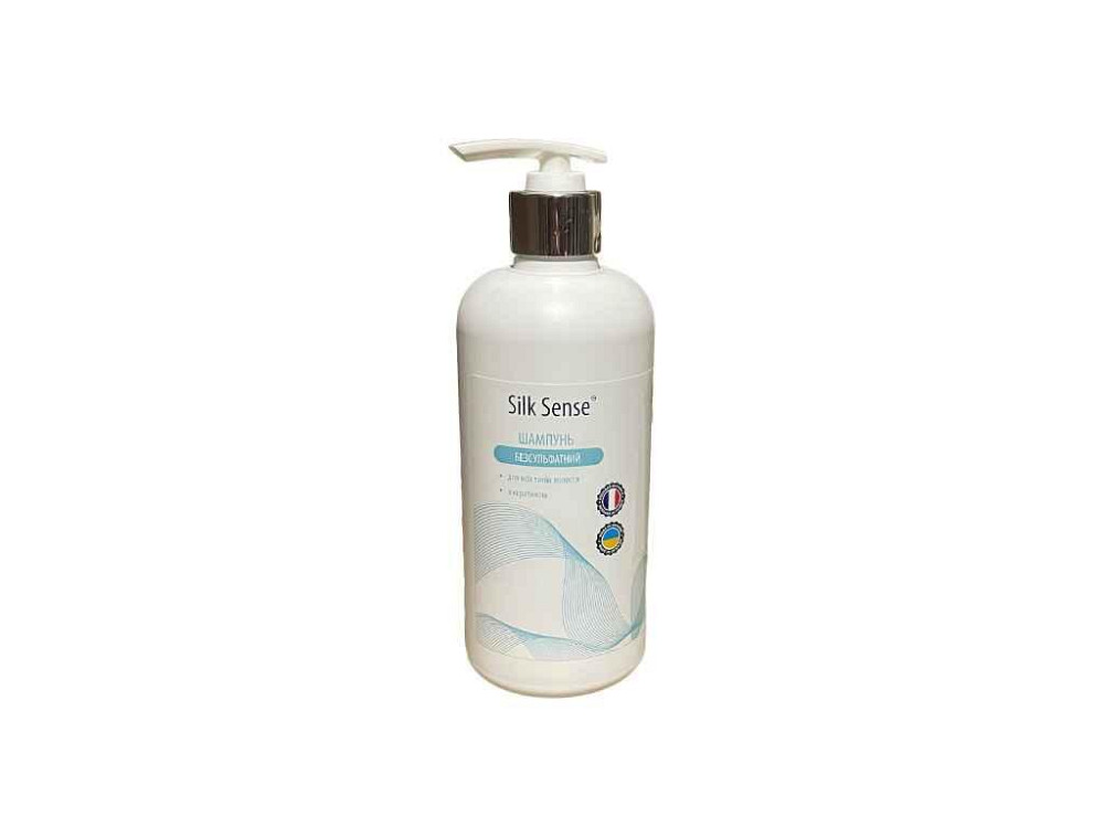 Шампунь 500мл безсульфатний ТМ SILK SENSE Solmir Київ - фото 1