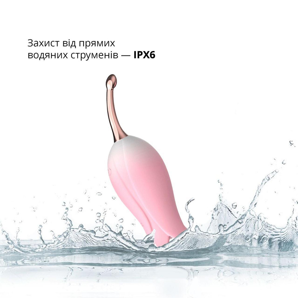 Ультразвуковой вибратор для клитора Otouch Bloom Ultrasonic Clitoris, 2 доп насадки Sex Aura Киев - изображение 5