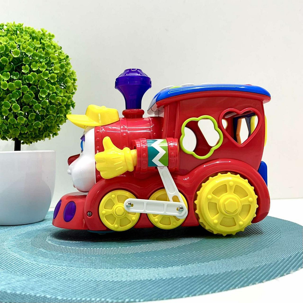 Паровозик Hola розвиваючий музичний сортер підсвічування (556) Чернигов - изображение 9