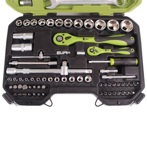 Універсальний набір головок і ключів 1/4" & 1/2",  82 предмета. Alloid  (TS-82) Одеса - фото 10