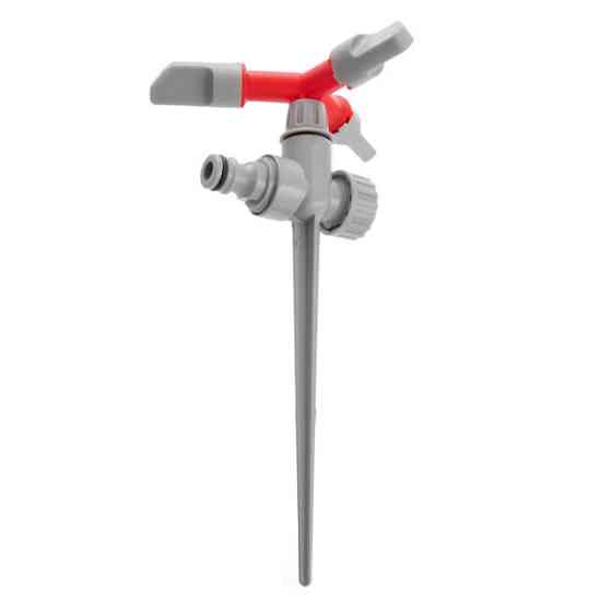 Дождеватель круговой на колку, с вращающейся головкой материалы: PP, ABS, Zinc alloy INTERTOOL GE-0055 Киев