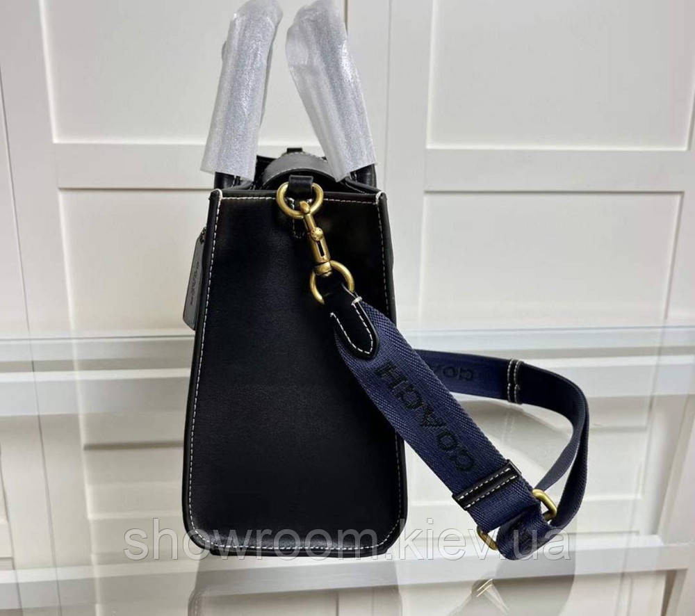 Жіноча сумка середніх розмірів Coach Ace чорна Київ - фото 5