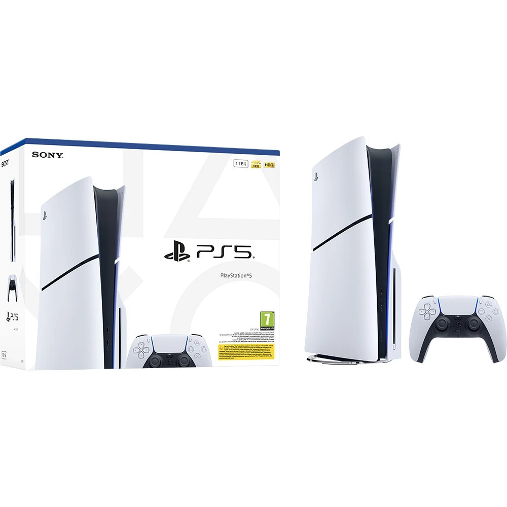 Ігрова приставка Sony PlayStation 5 Slim Ultra HD Blu-ray (1000040594) white Харьков - изображение 7