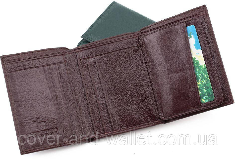 Невеликий шкіряний жіночий гаманець коричневого кольору Marco Coverna MC 6055 Київ - фото 4