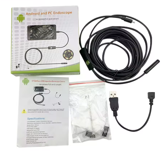 Камера-бороскоп 5.5 мм, 2 м для Android та Windows Київ