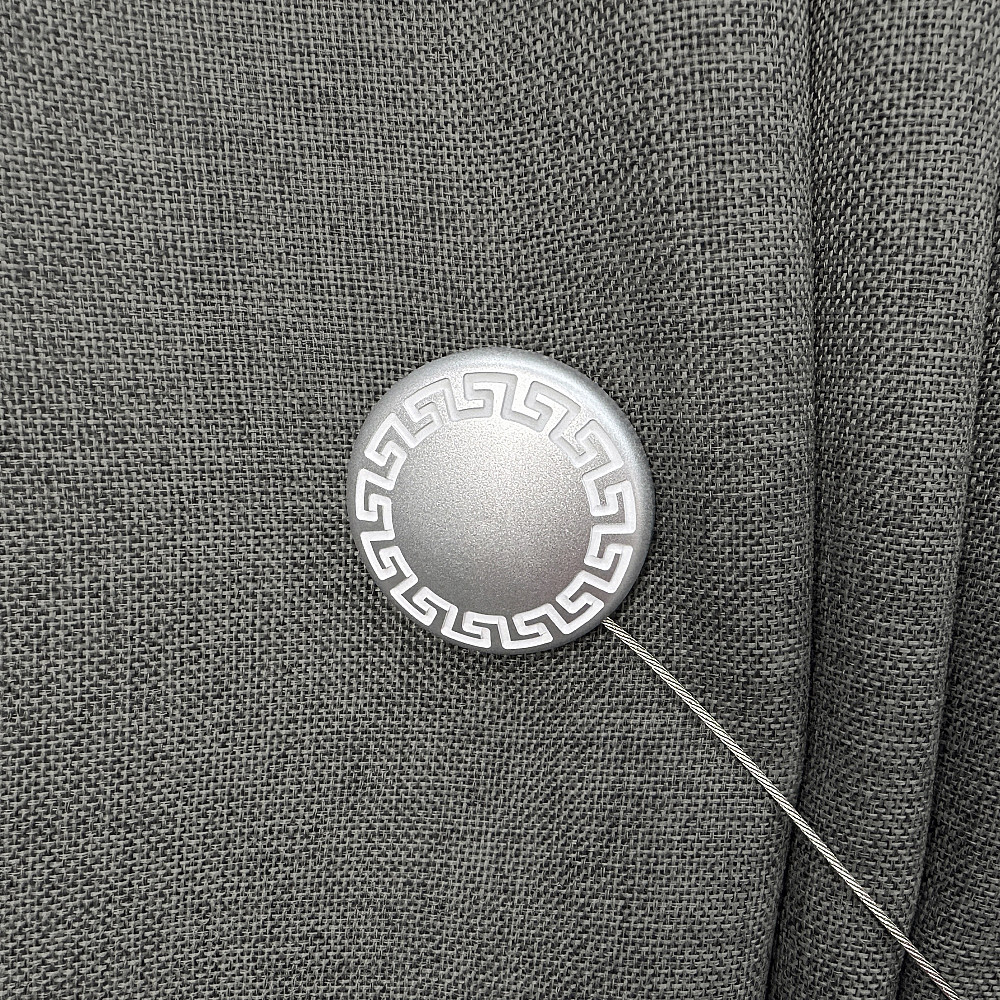 Магниты для штор и гардин Афина 2 шт Серый (81-269) Киев - изображение 3