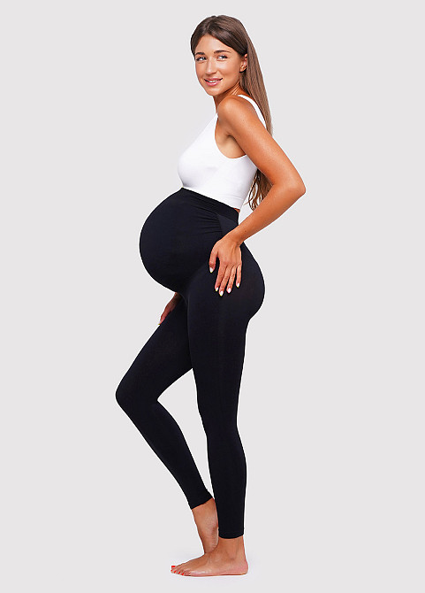 Легінси для вагітних MAMA LEGGINGS nero (чорний) Giulia 1005433 L/XL Київ - фото 1