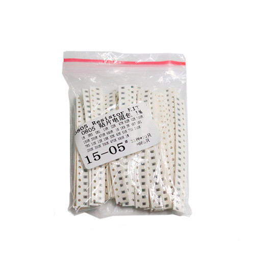 Резисторы SMD 0805 1/8Вт 660шт, точность 1%, номиналы 1Ом-1МОм для пайки и электроники Киев - изображение 1