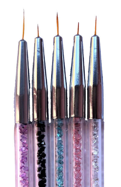 Набор 5 шт двухсторонний 1 ст-кисти для рисования страйпера , 2 ст дотс разного размера. Киев - изображение 3