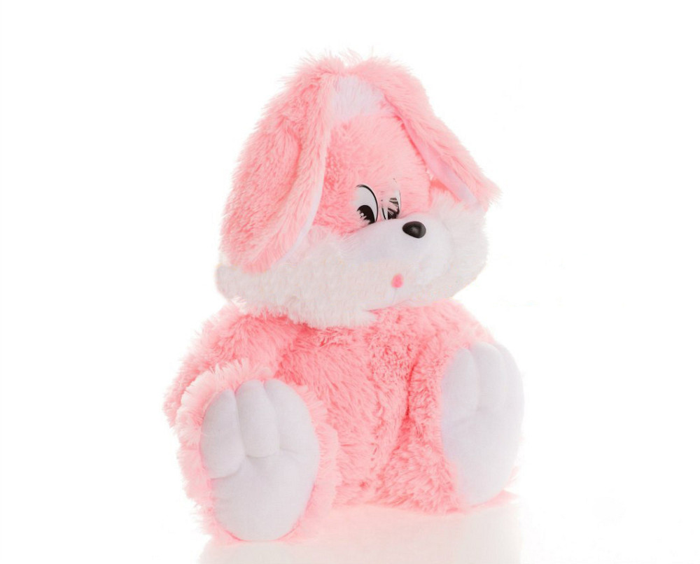 Зайчик Аліна сидячий 55 см рожевий Київ - фото 1
