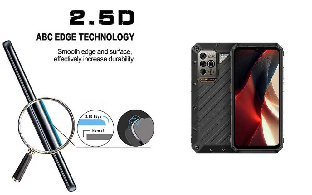 Захисне скло ArmorGlass для Ulefone Power Armor 19, Power Armor 19T – стійке до подряпин та ударів Київ - фото 2