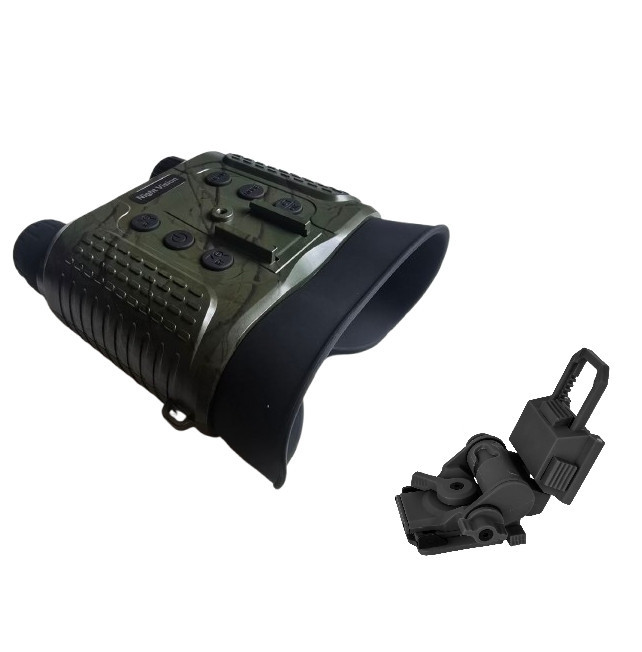 Прилад бінокуляр нічного бачення NV8160 (до 400м) з кріпленням FMA L4G24 на шолом (Камуфляж) Київ - фото 1