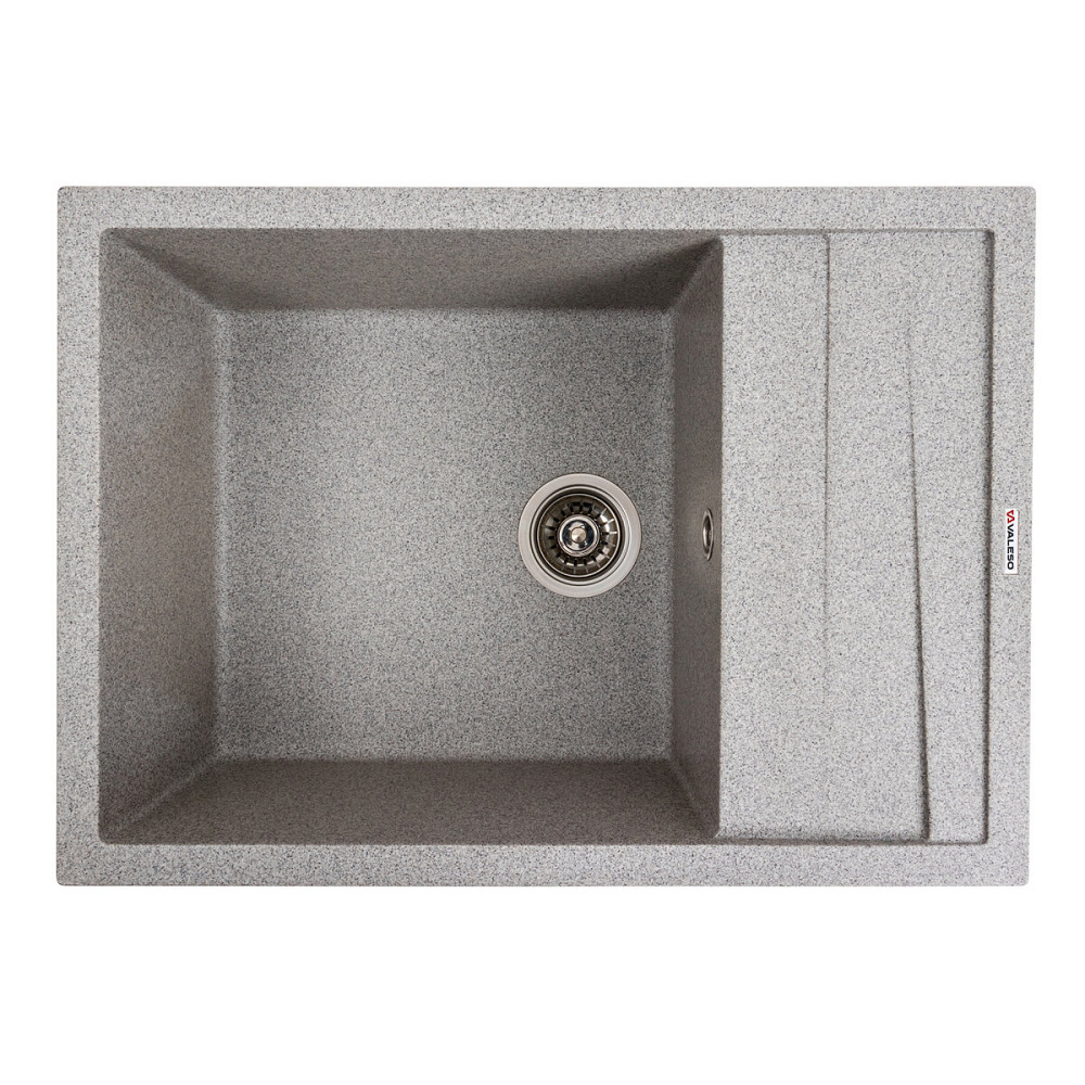 VALESO Кухонна мийка гранітна матова 7050 CASCADA VALESO Сірий Київ - фото 1