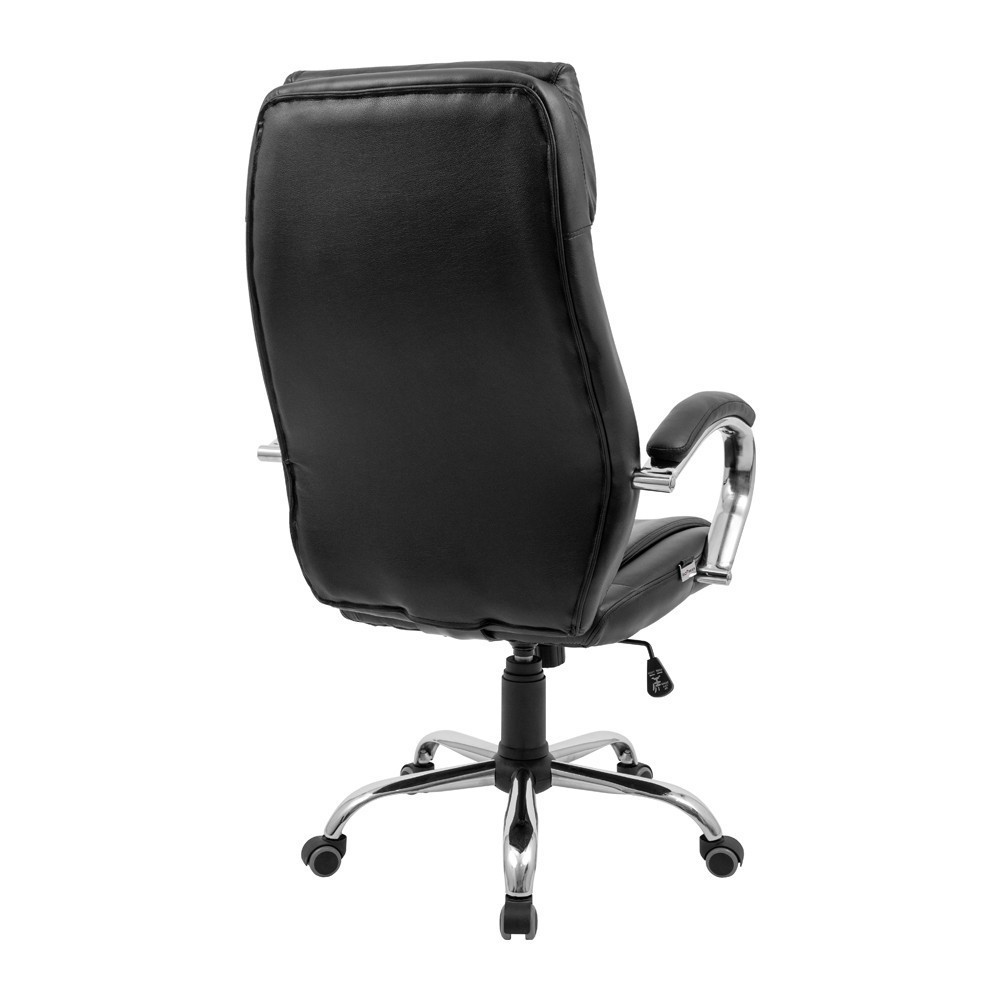 Офісне Крісло Керівника MontrealDesign М1 Tilt Хром Чорний Київ - фото 4