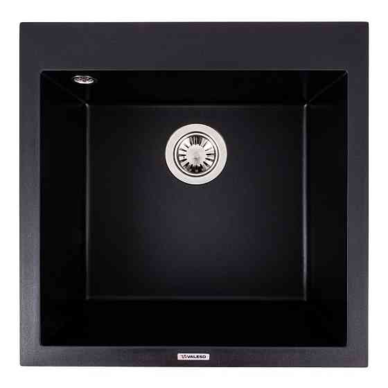VALESO Комплект: Мийка гранітна 5050 GALAX VALESO + Змішувач Q411MB + Сифон Київ