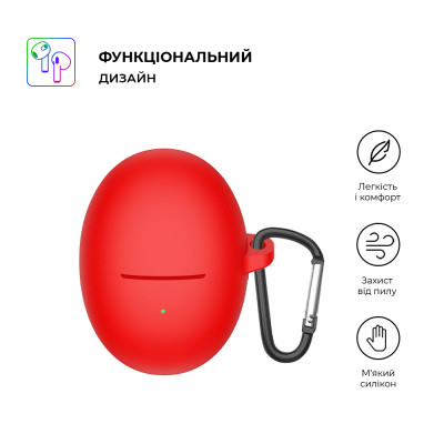 Чохол для навушників Armorstandart Hang Case для Huawei FreeBuds 5 Red (ARM80461) Вінниця - фото 2