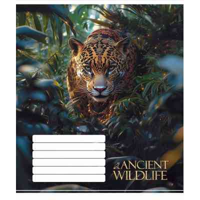 Зошит Школярик Ancient wildlife 24 аркуша клітинка (024-3547K) Вінниця