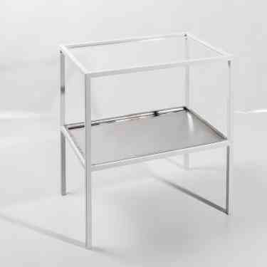 Столик інструментальний медичний АТОН СТ-І-СН для розміщення витратних матеріалів, медикаментів та інструментів Дніпро