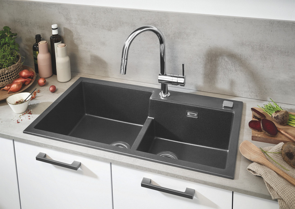 Змішувач для кухні з висувним виливом Grohe Minta   ( 32321002 ) 24678 Харків - фото 3