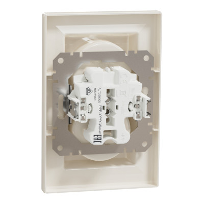 Розетка Schneider Electric ASFORA без заземлення подвійна крем (EPH9700123) Вінниця - фото 7