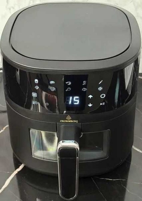 Аэрофритюрница аэрогриль Crownberg CB-5551 5л мультипечь. Киев - изображение 3