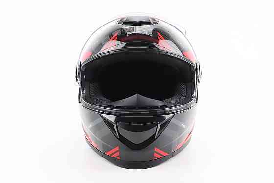 Шолом інтеграл, закритий BLD-М65 L (59-60см), ЧОРНИЙ/ЧЕРВОНО-СІРИЙ Київ