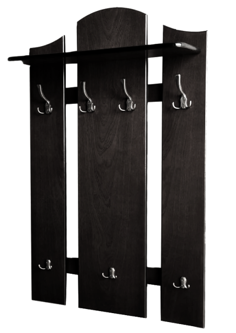 Вішалка-щит для одягу "Фатік" венге Миколаїв - фото 1